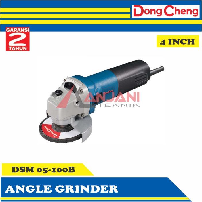 DONG CHENG DSM 05-100 B MESIN GERINDA TANGAN LISTRIK 4 INCH ANGLE GRINDER 4INCH GURINDA DONGCHENG DS