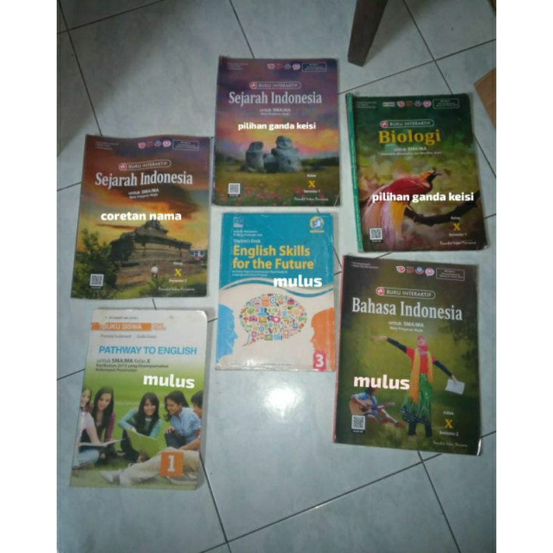 preloved buku intan pariwara sejarah indonesia bahasa indonesia biologi kelas 10 pathway to english 