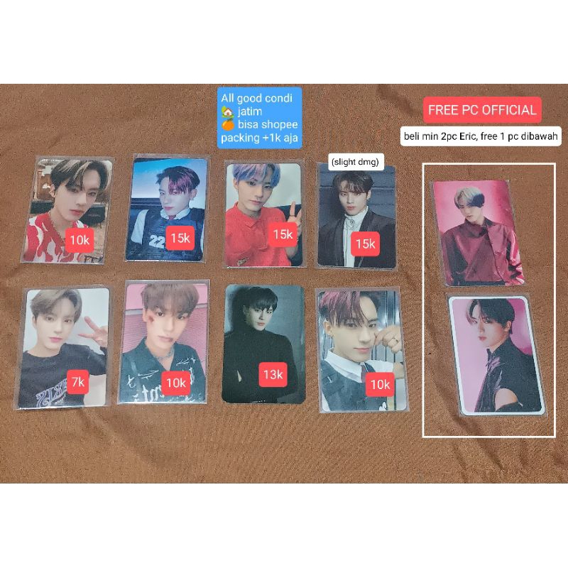 photocard eric theboyz maverick stealer thrill ride doom mood storybook splash bang kick trick chase
