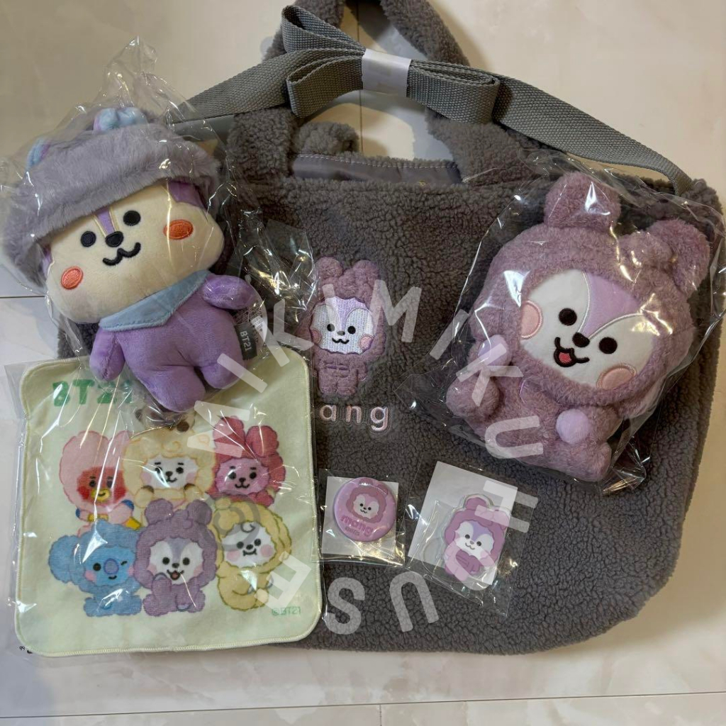 ON HAND BT21 MANG HAPPY BAG 2024 BAGGU BONEKA DOLL PLUSH JEPANG JAPAN TUMBLER BABY MININI OFFICIAL T