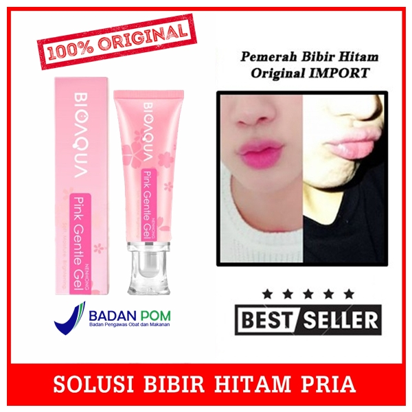 Nenhong pemerah bibir memerahkan bibir hitam pria alami tahan lama original paling AMPUH