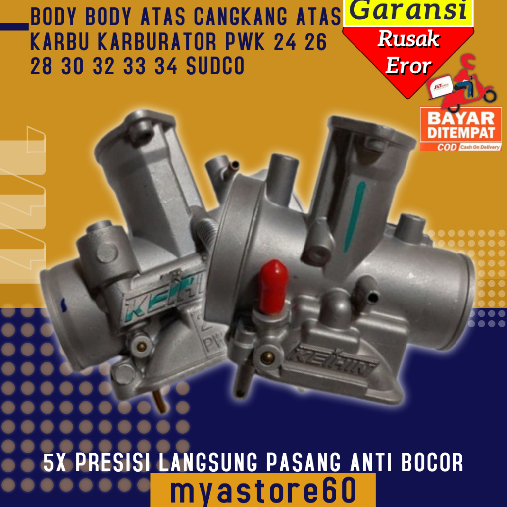 Rangka Bodi Body Badan Cangkang Atas Karburator Karbu Carburator Carbu Karbulator PWK 24 26 28 30 32