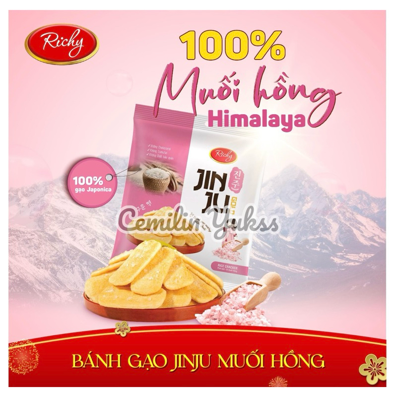

Richy Jinju Rice Crackers 134,4g Honey Rice Crackers Q k Seasalt Rice Crackers Vietnam