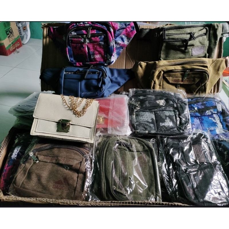 Harga Spesial ✨ Paket Usaha Waist Bag Tas Pria Wanita, Tas Pinggang, Tas Selempang