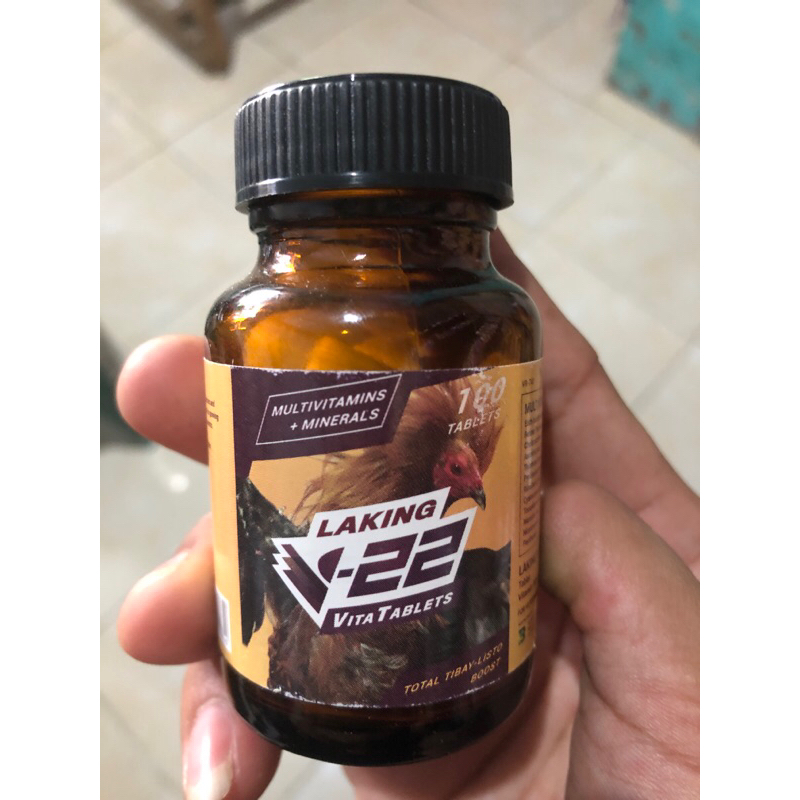 V22 Laking Belman Doping Ayam Petarung V-22 Tablets vitamin ayam piliphins