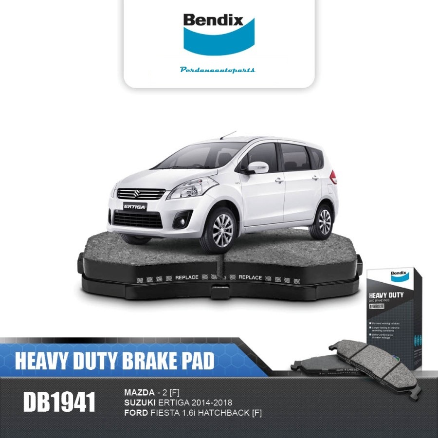 Kampas Rem Ertiga 2014-2018 Original BENDIX HD Brakepads Depan