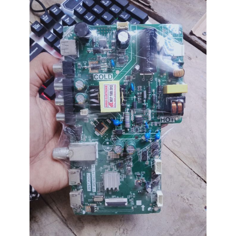 MB MAINBOARD TV LED PANASONIC TH 32H400G - MB PANASONIC TH-32H400G - 32H400 - SOKET KECIL