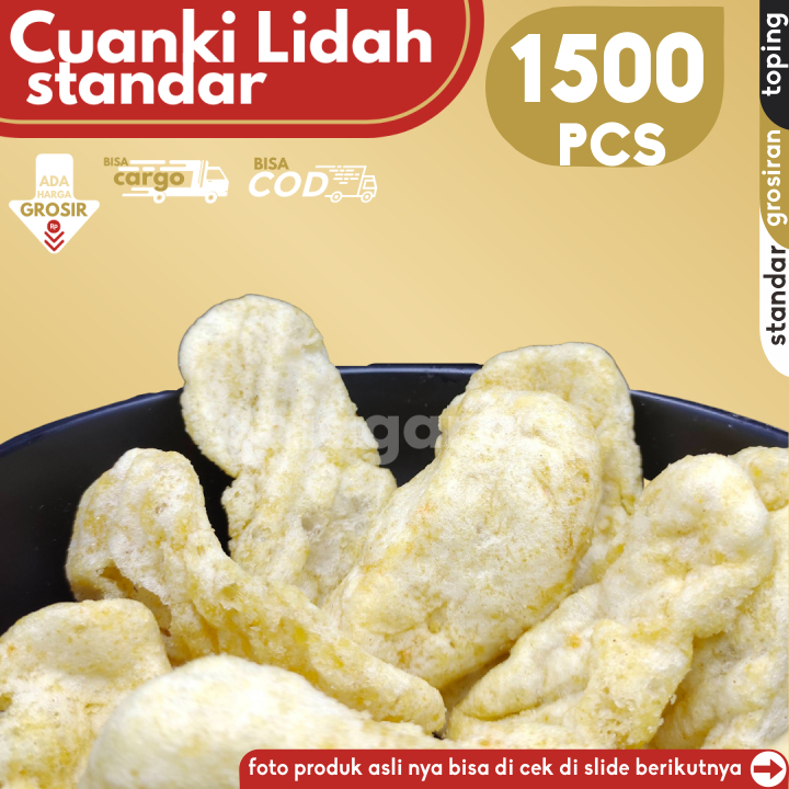 

GROSIRAN - 1500pcs Cuanki LIDAH Standar 10x150pcs (Bisa COD/Grosir/Kargo)