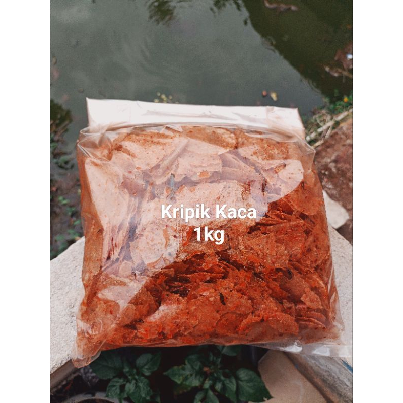 

Kripik Kaca Pedas Daun Jeruk 1kg Kripik krupuk Seblak