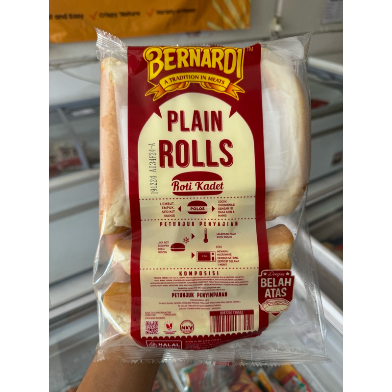 

Bernardi Roti Bun Hotdog / Roti Hotdog isi 6