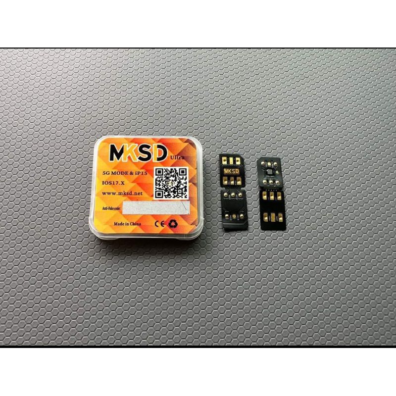 MKSD ULTRA MODE 5G IPHONE 15 IOS 17.X RSIM GEVEY Unlock I-PHONE SU