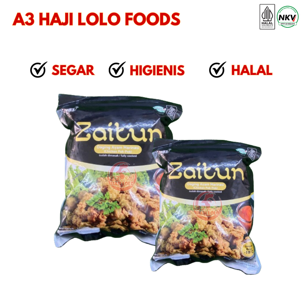 

Zaitun Chicken Pok-Pok 500 gr