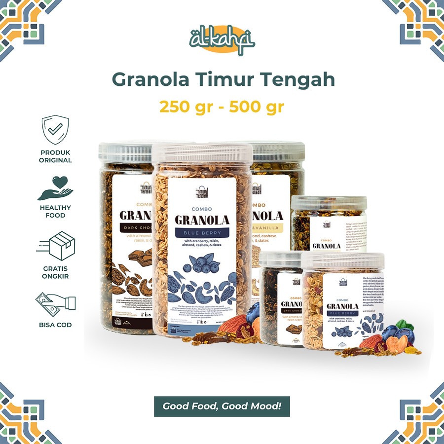 

GRANOLA TIMUR TENGAH 500GR ORIGINAL 100%