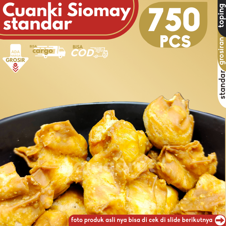 

GROSIRAN - 750pcs Cuanki SIOMAY isi 5x150pcs rasa ikan by GaiaGarut