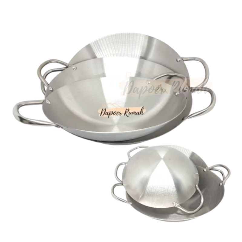 WAJAN HOME PRO 30"/WAJAN PENGGORENGAN/KUALI/WAJAN STAINLESS/WAJAN SERBAGUNA