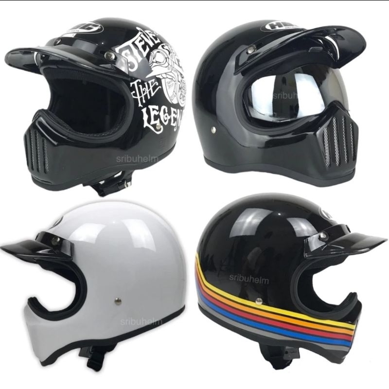 HELM CAKIL BHC RETRO FULL FACE