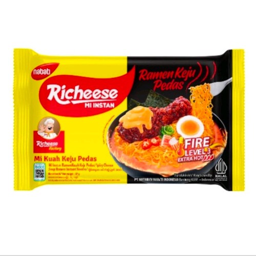 

richeese ramen level 3 keju pedas 67gr