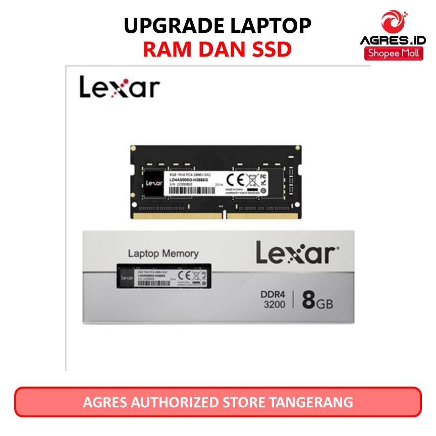 [UPGRADE LAPTOP] UPGRADE RAM DDR4 DDR5 - SSD 256GB 512GB 1TB - LAPTOP - AGRES AUTHORIZED STORE TANGE