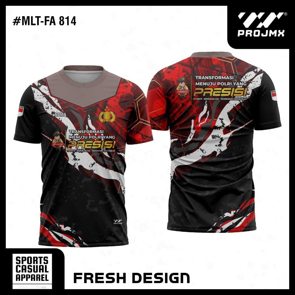 PROJMX - KAOS JERSEY POLRI PRESISI | BEBAS CUSTOM