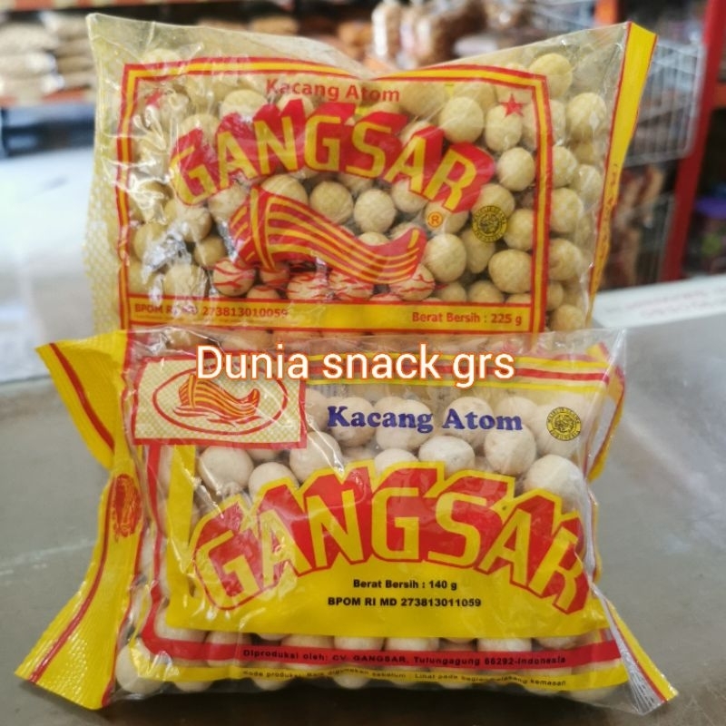 Kacang Atom Gangsar / Sanghai Gangsar Enak Renyah Gurih