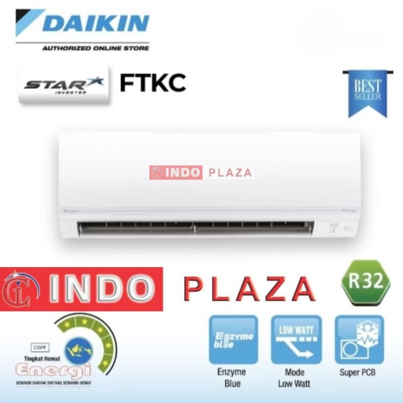 AC DAIKIN 3/4 PK STAR INVERTER FTKC-20TVM4