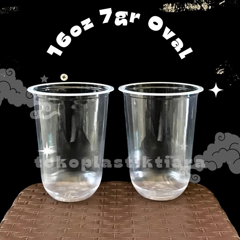 Cup 16oz oval Merak