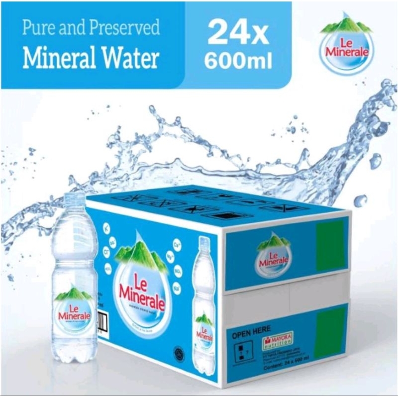 

Le Mineral 600ml (600ml x 24 Botol)