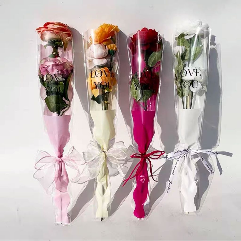 

(Plastic A) Plastik Bunga model LOVE YOU (10pcs)