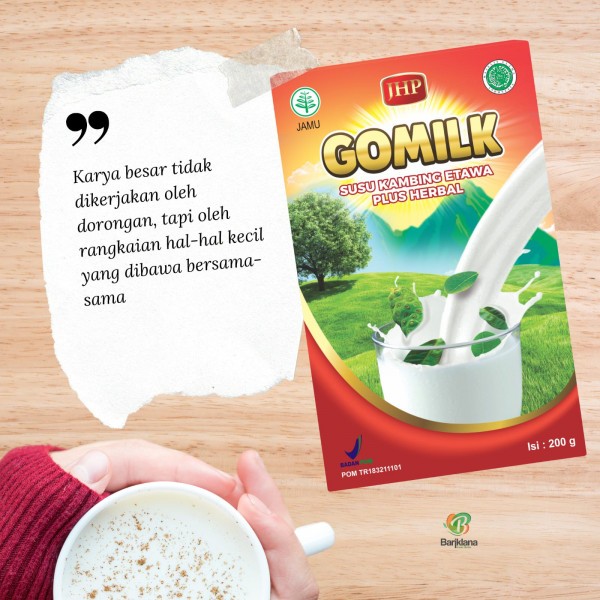 

GOMILK 200gr SUSU KAMBING ETAWA PLUS HERBAL//Gomilk susu kambing etawa ORI/STRAWBERY/COKLAT