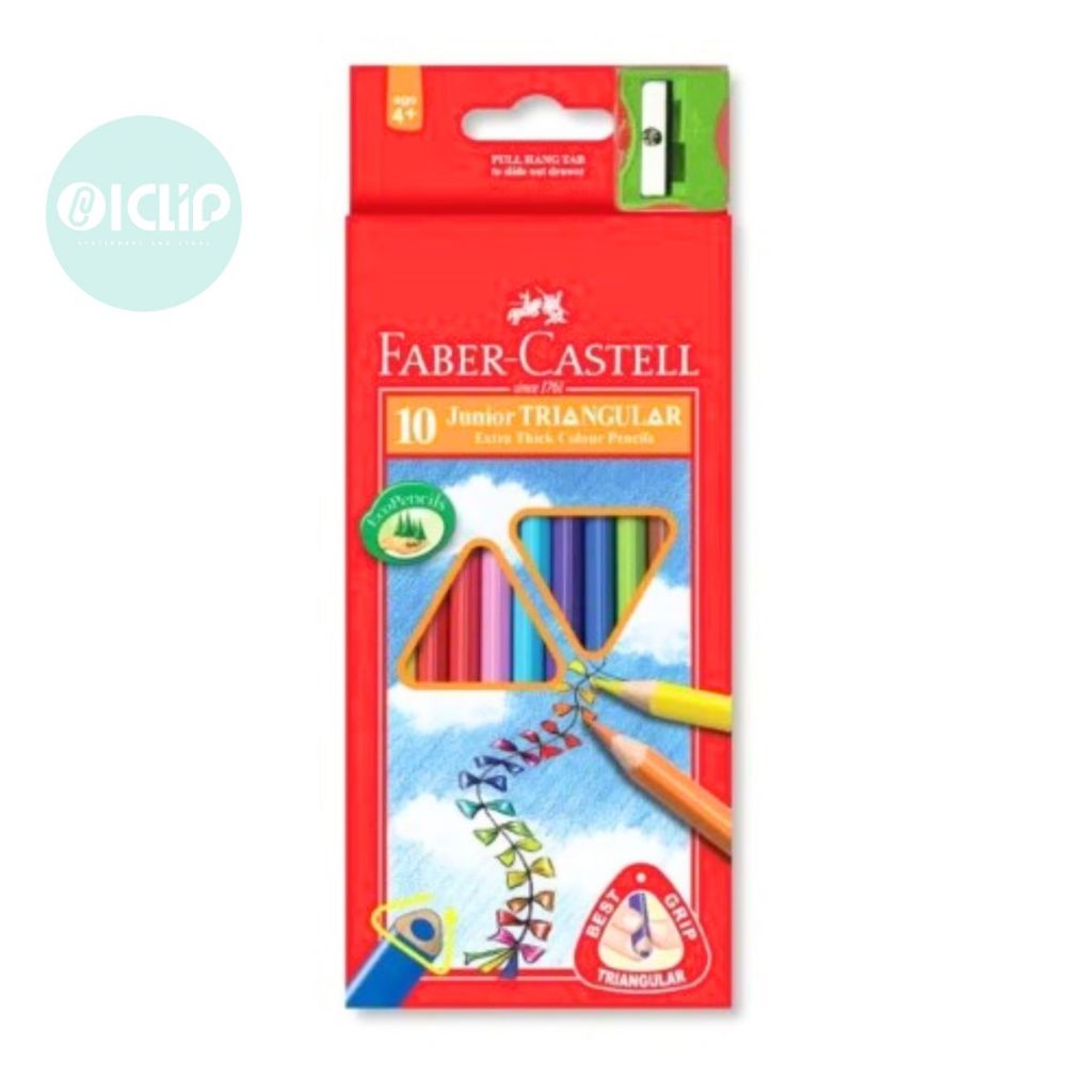 

FABER CASTELL PENSIL WARNA TRIANGULAR 10 WARNA 20 WARNA 30 WARNA
