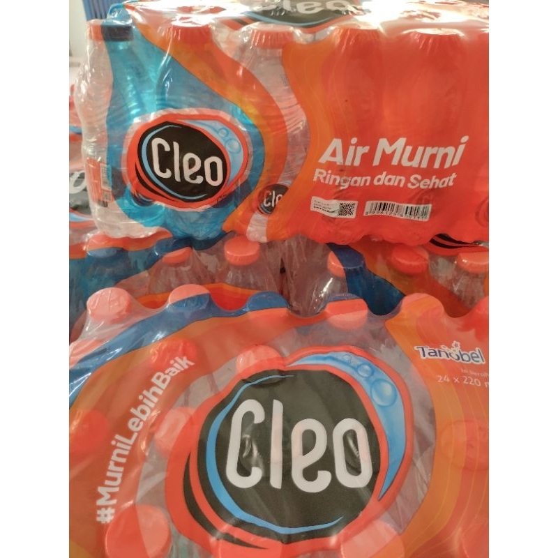 

Cleo Botol Mini uk 220 ml isi 24 pcs