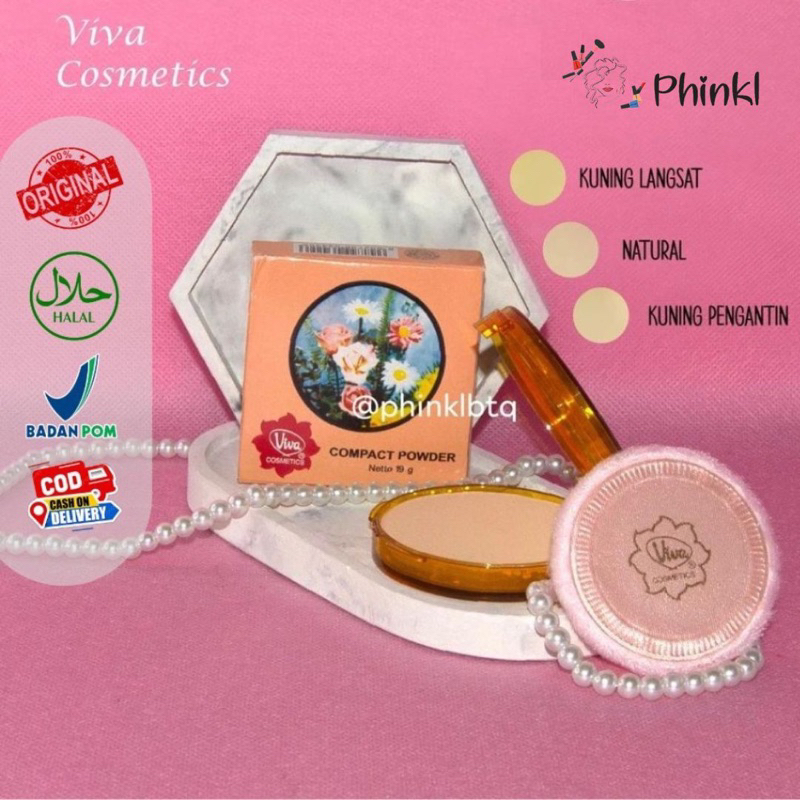 [PHINKL] Viva Bedak Compact Orange twc two way cake bedak padat anti wajah berminyak