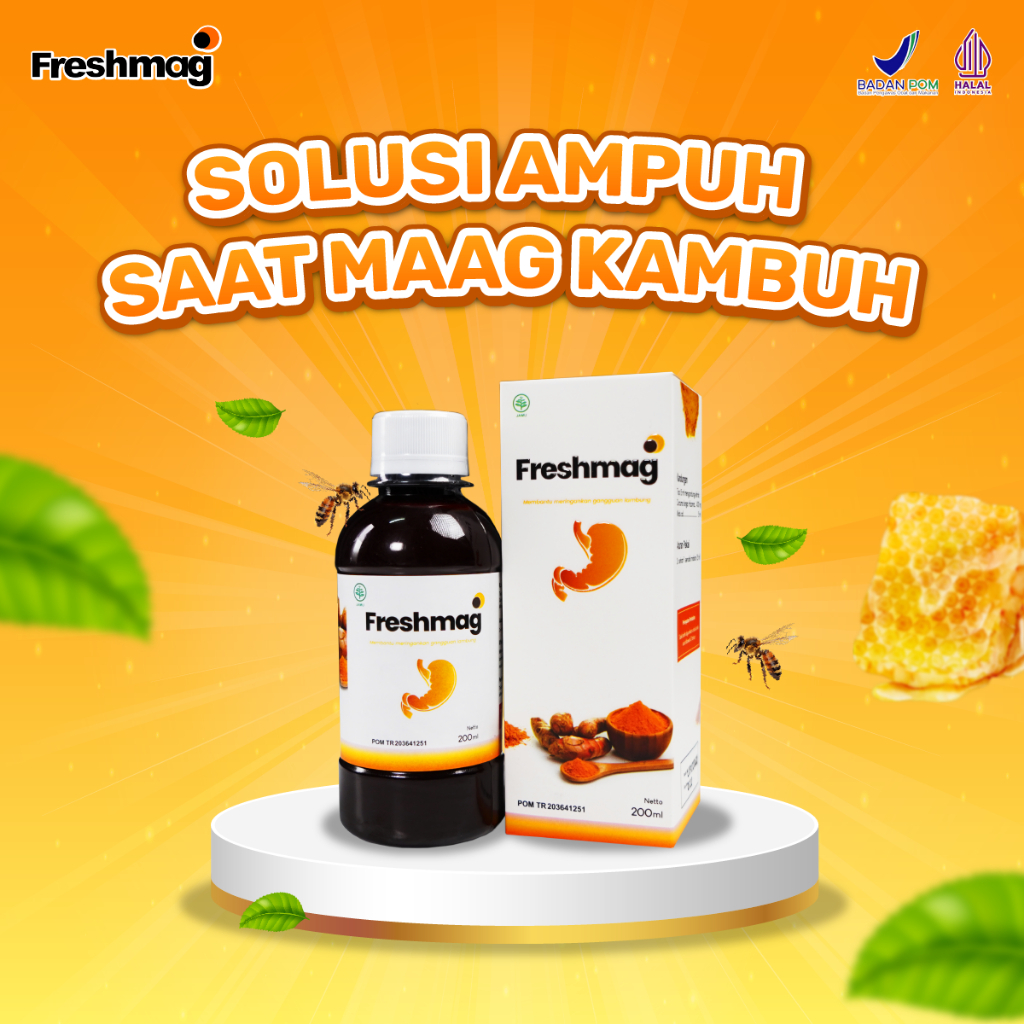 

FRESHMAG - Madu Herbal Lambung/Gerd Kronis Asli Original 100%