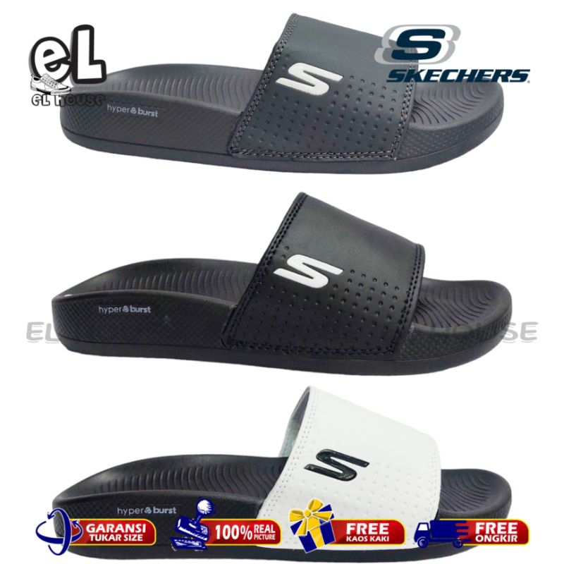 SKECHERS HYPERBURST SLIDE/SANDAL SKECHERS SLIDE/SANDAL HYPERBURST/MURAH/ORIGINAL