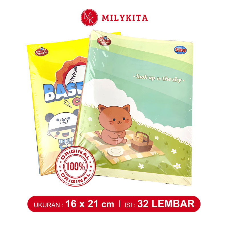 

Buku Tulis Sekolah Sinar Dunia 32 Lembar 1 Pack 10 Pcs SIdu