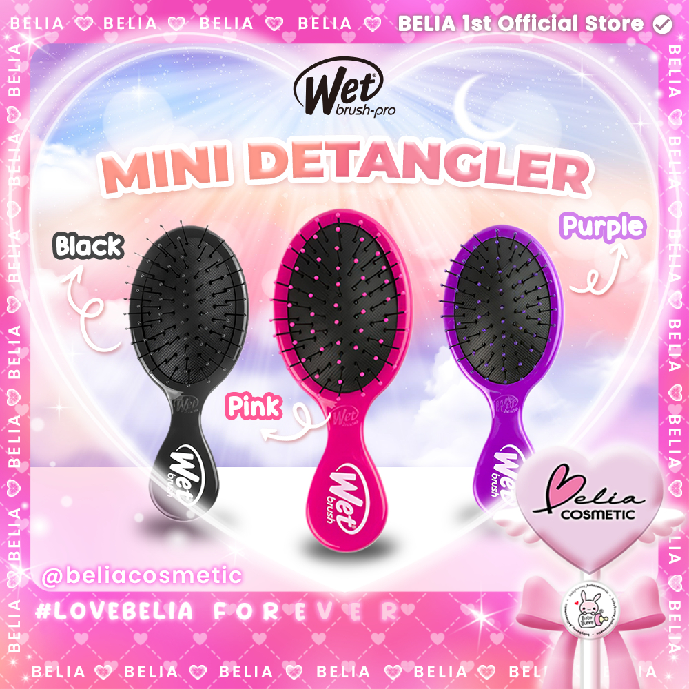 ❤ BELIA ❤ WET BRUSH Mini Detangler | Sisir rambut | Hair Brush