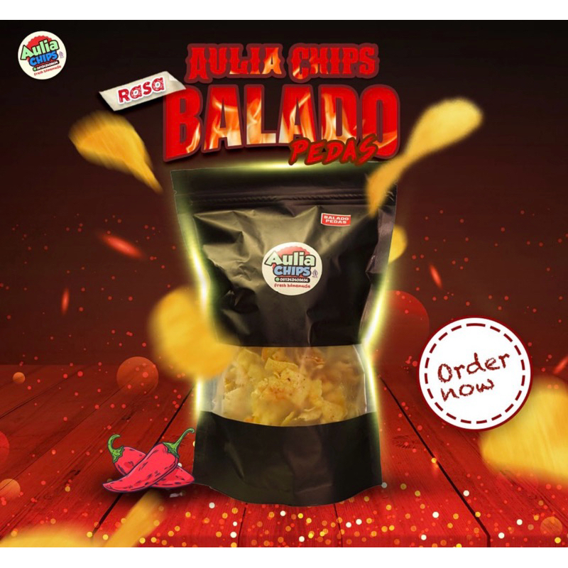 

keripik ubi rasa Balado pedas