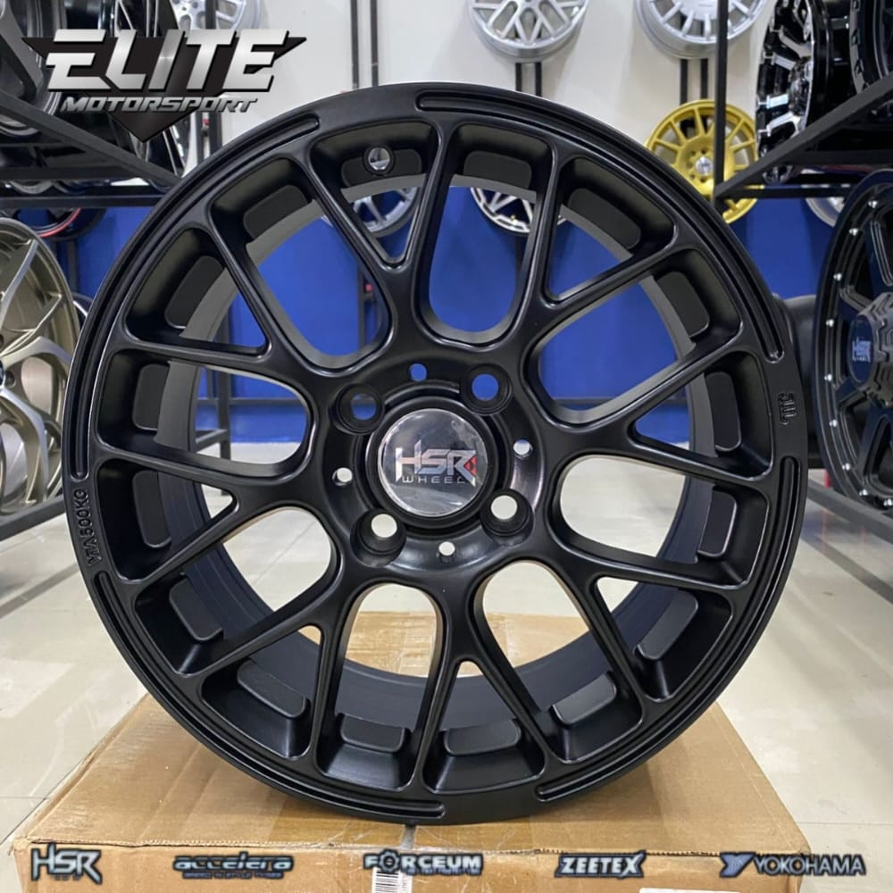 Velg HSR R14 Lebar 6 Lubang 4x100 Pelang Mobil Datsun Karimun Wagon R