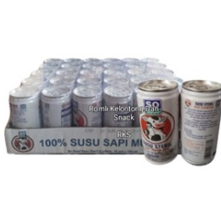 

So Good Susu Steril Real Good Can 189ml 1Dus / Karton isi 30 Pcs Siap Minum Kaleng