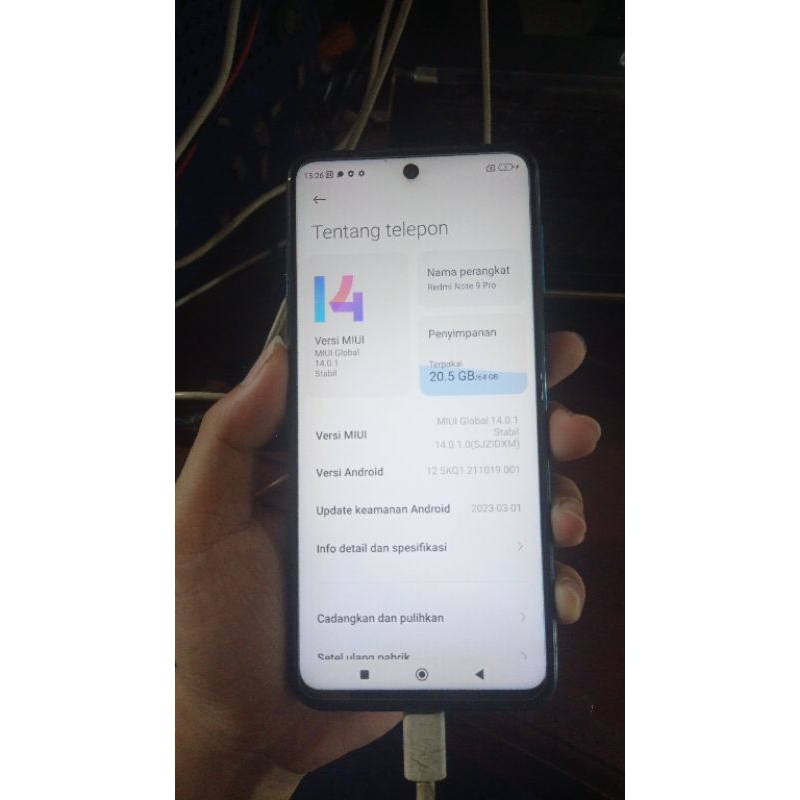 mesin redmi note 9pro