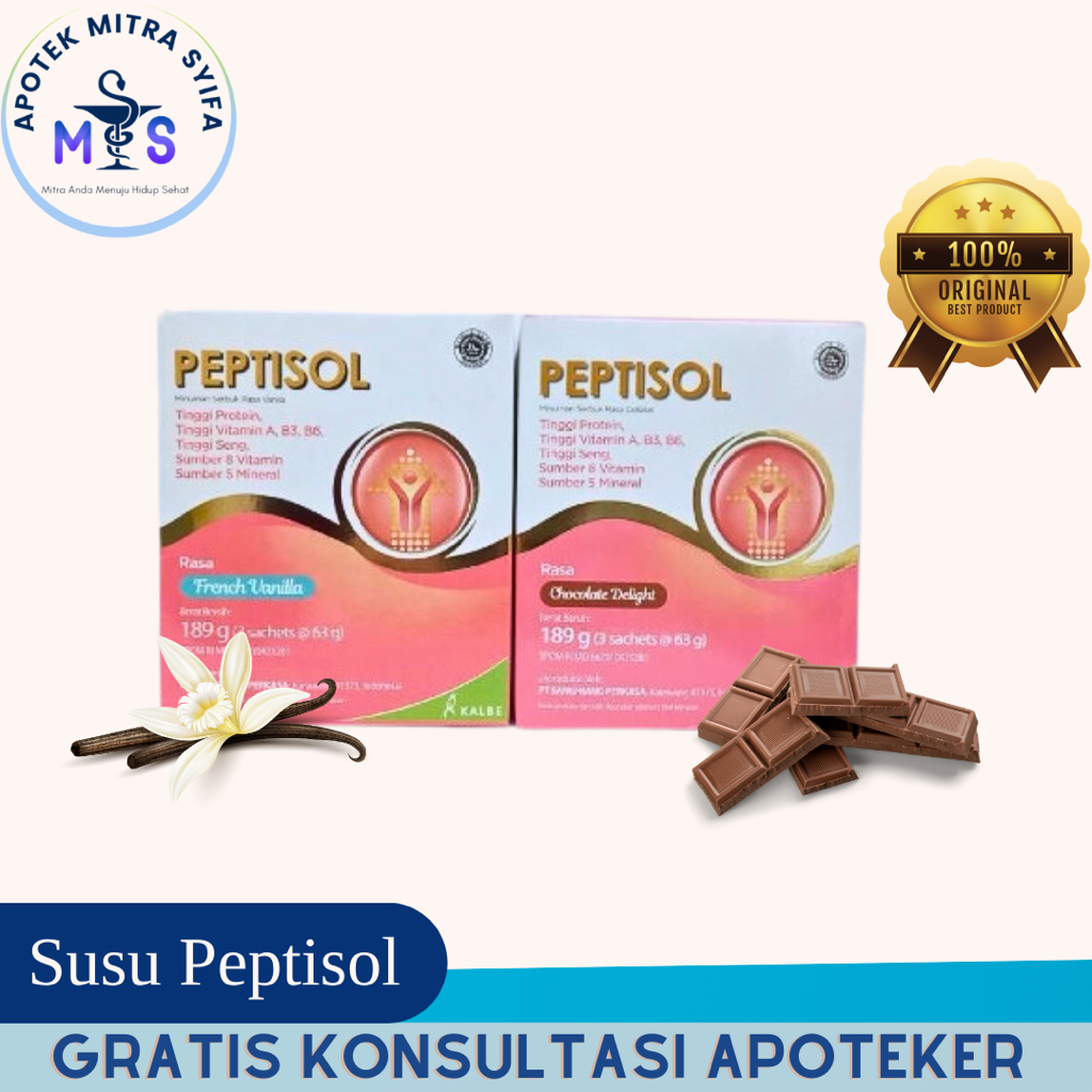 

Susu Bubuk Peptisol Tinggi Protein 189g