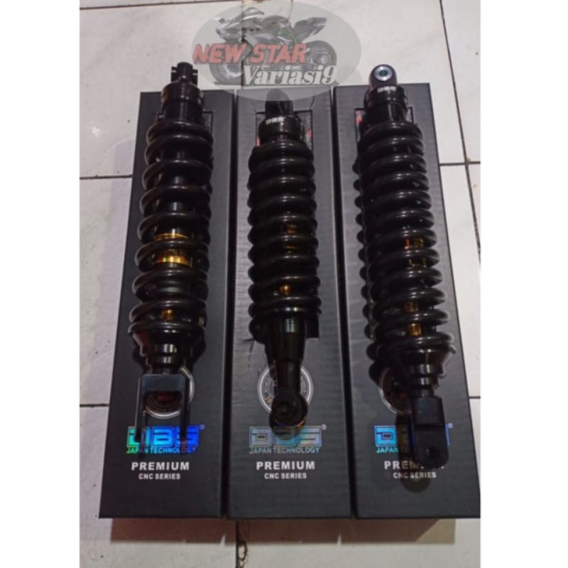 Shock Monoshock DBS CRF150..KLX150...WR..150 Merek DBS Premium Original-KLX -HITAM AS GOLD