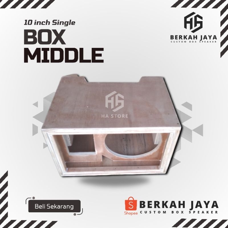 Box Speaker Middle Single + Tweeter 10 Inch (15ml)