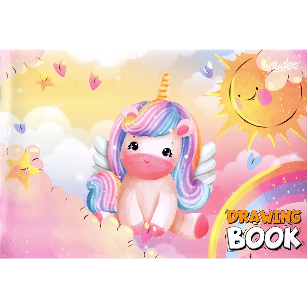 

GRAMEDIA BSD CITY - ESTUDEE DRAWING BOOK A4 J UNICORN FANTASY