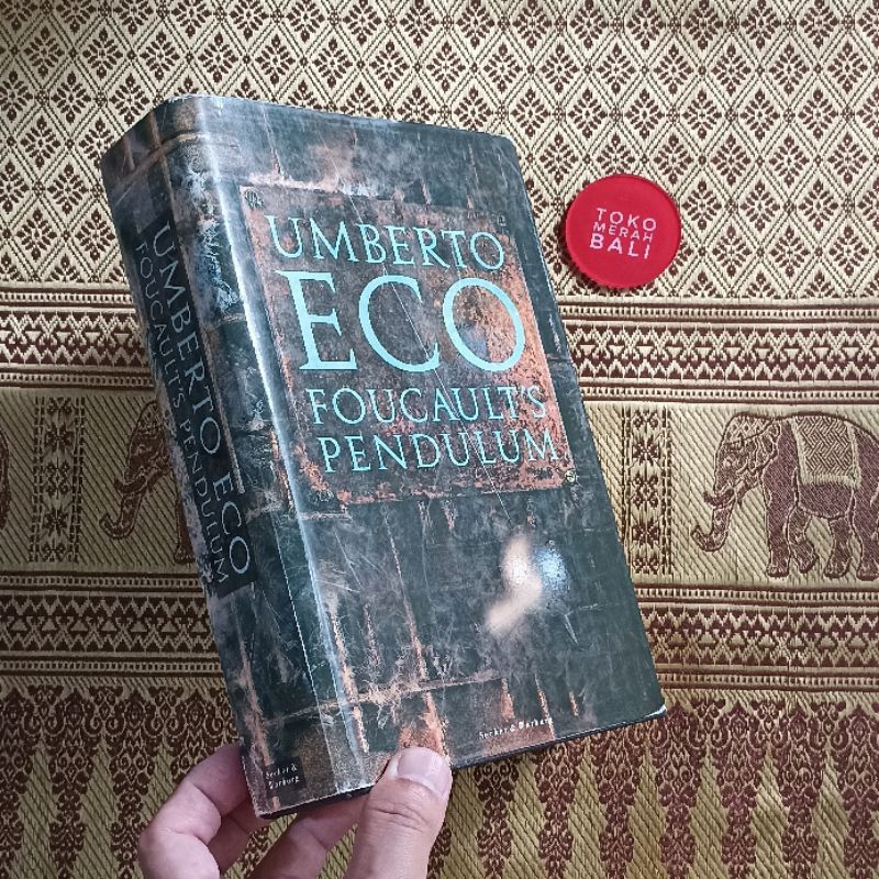 Foucault's Pendulum Umberto Eco first UK edition hardcover 1989