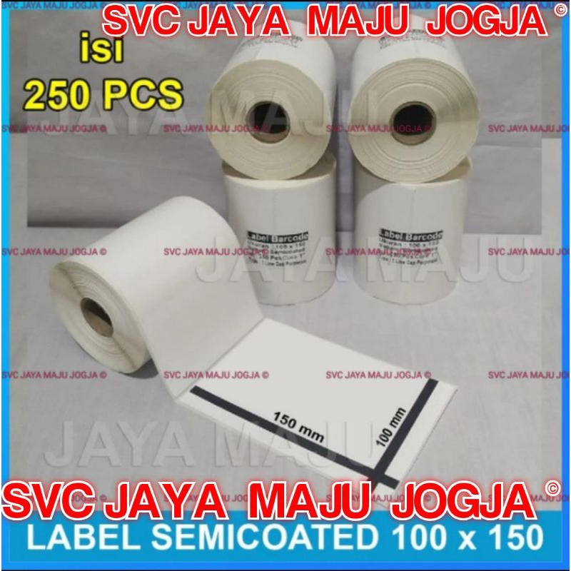 

[ ARGOX ] 100 X 150 SEMICOATED - 1 LINE - FACE OUT - ISI 250 PCS || CORE 1" || LABEL BARCODE PAKAI RIBBON THERMAL TRANSFER KERTAS STICKER LABEL RESI A6 || 100X150 SEMICOAT - OS214 OS 214 NU PLUS CP2140M CP2140 M CP 2140 CP2240 CP 2240