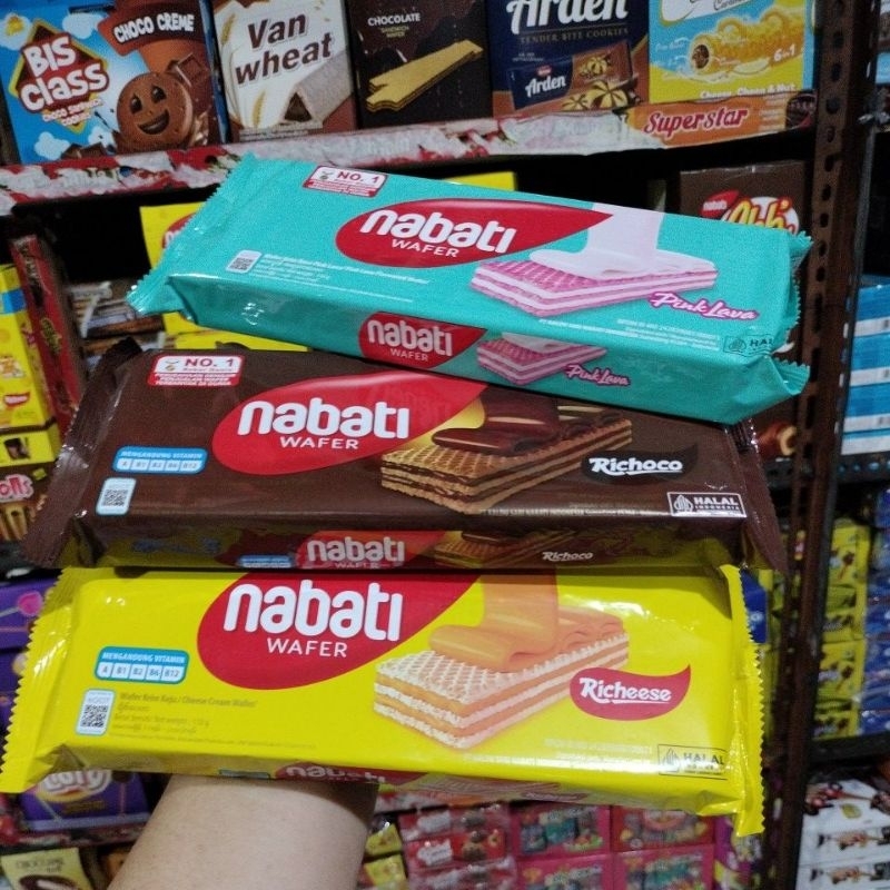 

NABATI WAFER berat bersih 110g per 1 pcs