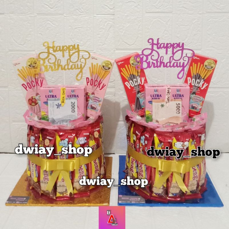 

Promo 7.7 Snack Tower Birthday / Snack Tower Ultah Kekinian / Kue Ultah Terbaru / Hadiah Khitanan