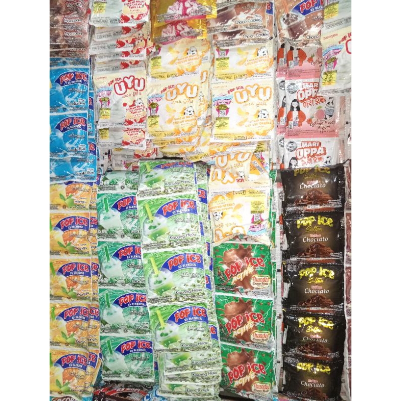 

Pop ice satu renceng isi 10 pcs