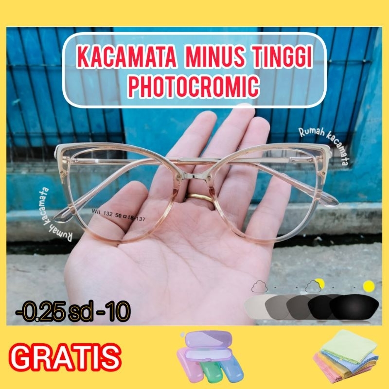 Kacamata Minus Tinggi -0.25 sd -10.00 Kacamata Minus Tinggi Wanita